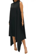 DRESS FLOW LONG ONE SHOULDER PLAIN - ثوب طويل سهل الكتف
