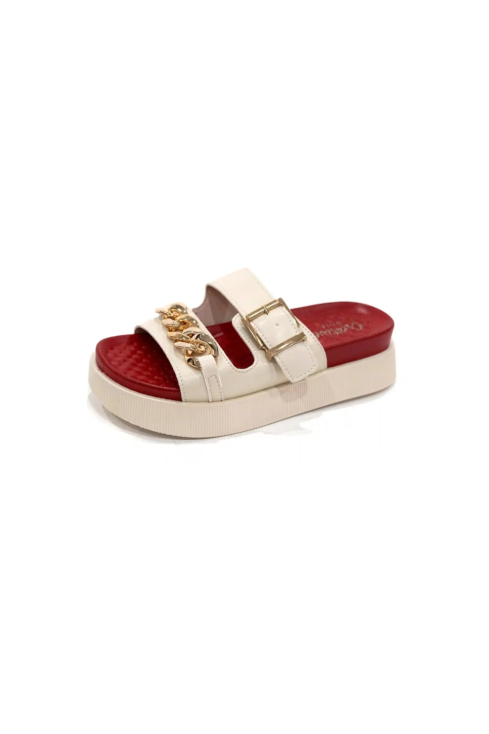 Two color slippersشبشب بلونين / أخضر