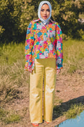 PANTS FLOW LONG PLAIN 00 - بنطلون فضفاض طويل ساده