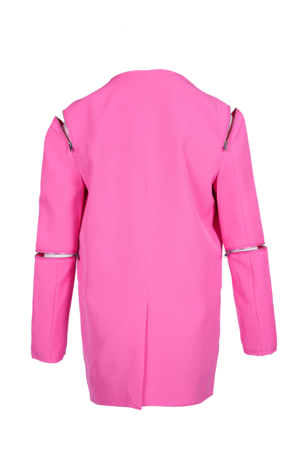 Lady Pink- BLAZER fit mid long sleeve  plain   -قميص/متناسق/متوسط الطول /اكمام طويله/ساده