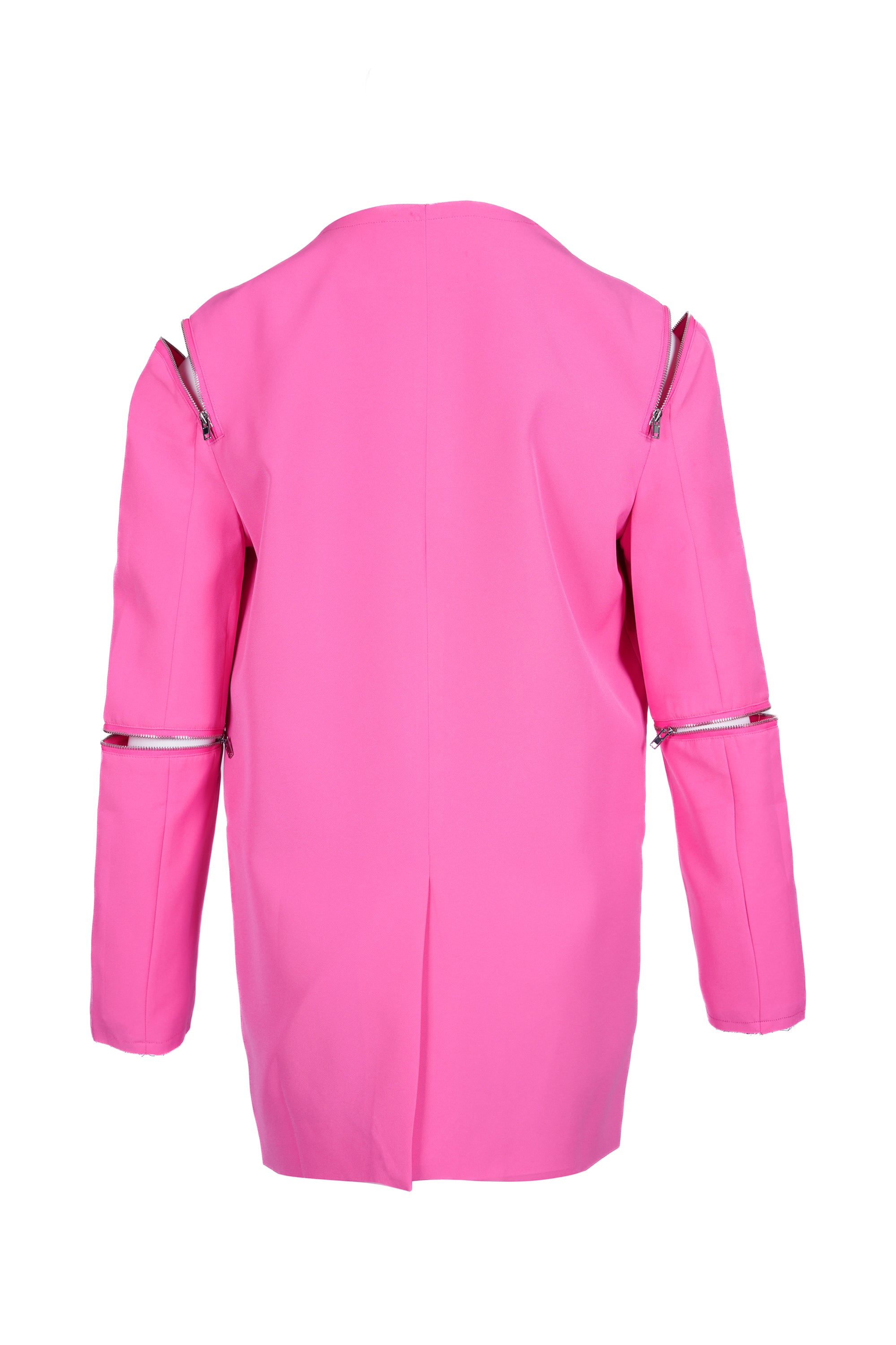 Lady Pink- BLAZER fit mid long sleeve  plain   -قميص/متناسق/متوسط الطول /اكمام طويله/ساده