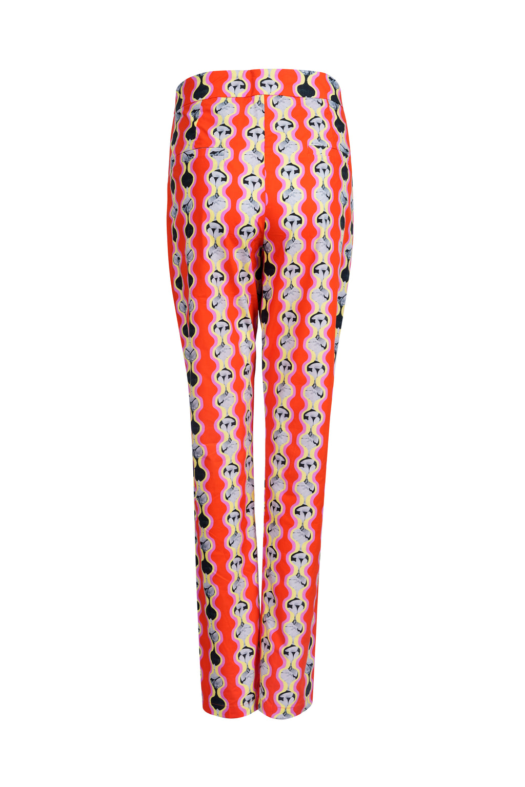 Boldness-TROUSER flow long printed-بنطلون /منسدل مع القوام/طويل-مطبوع