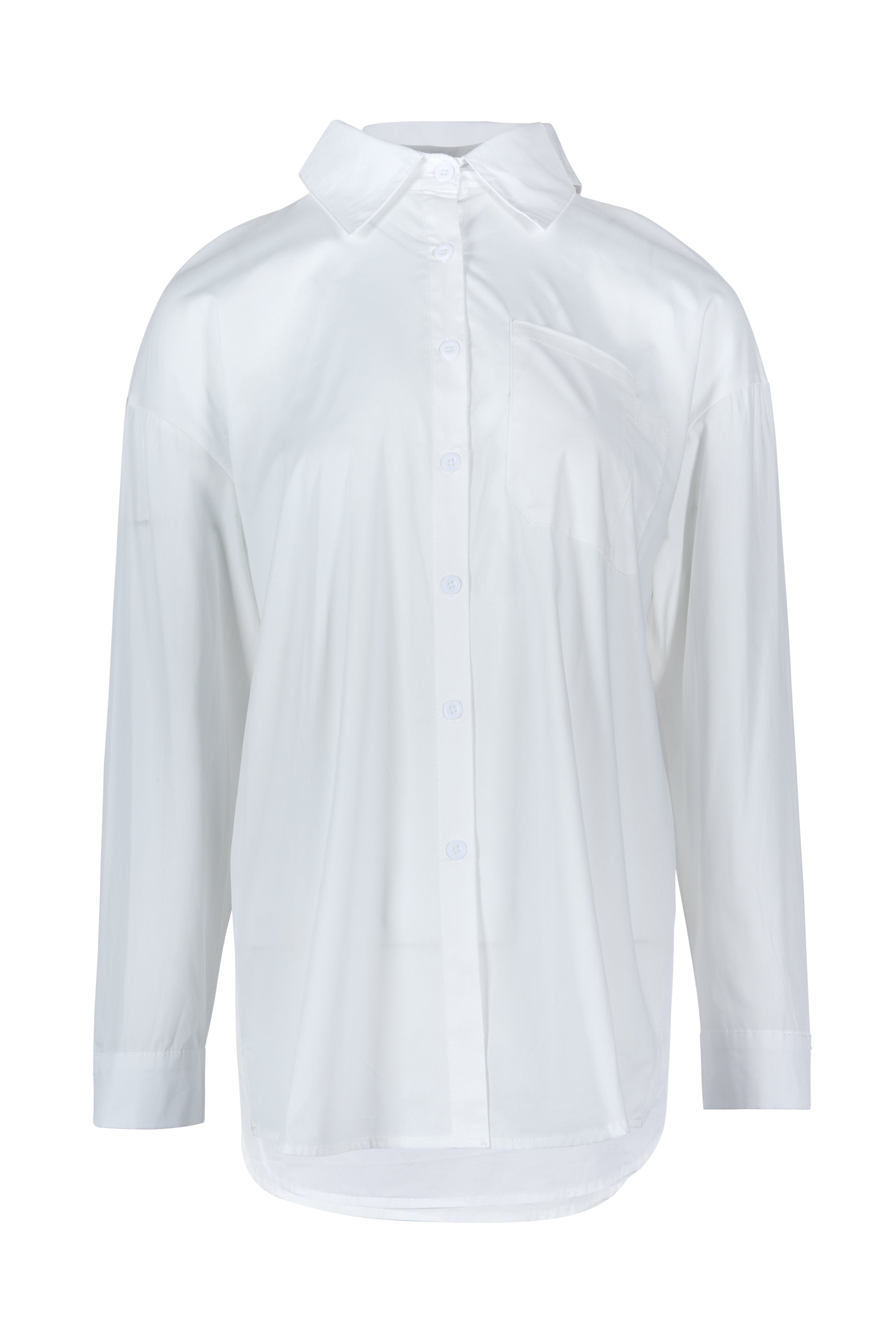 Trust Me- shirt قميص متناسق متوسط الطول اكمام طويله ساده
