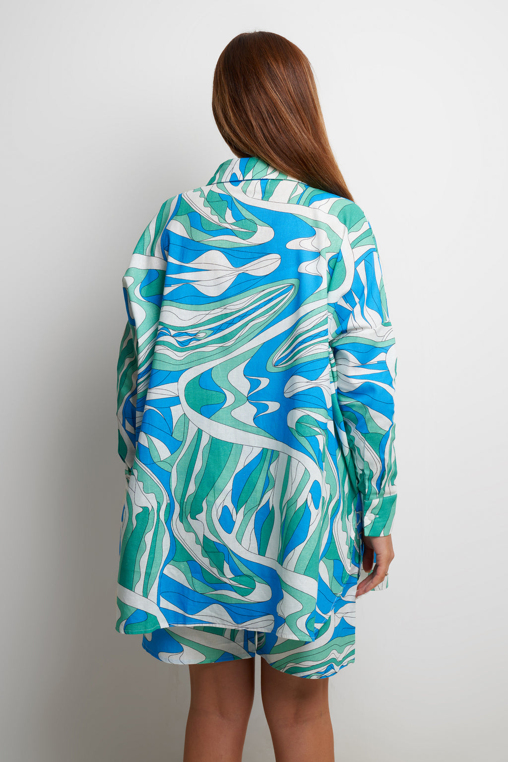 bold prints - طقم شاطئ فضفاض ع