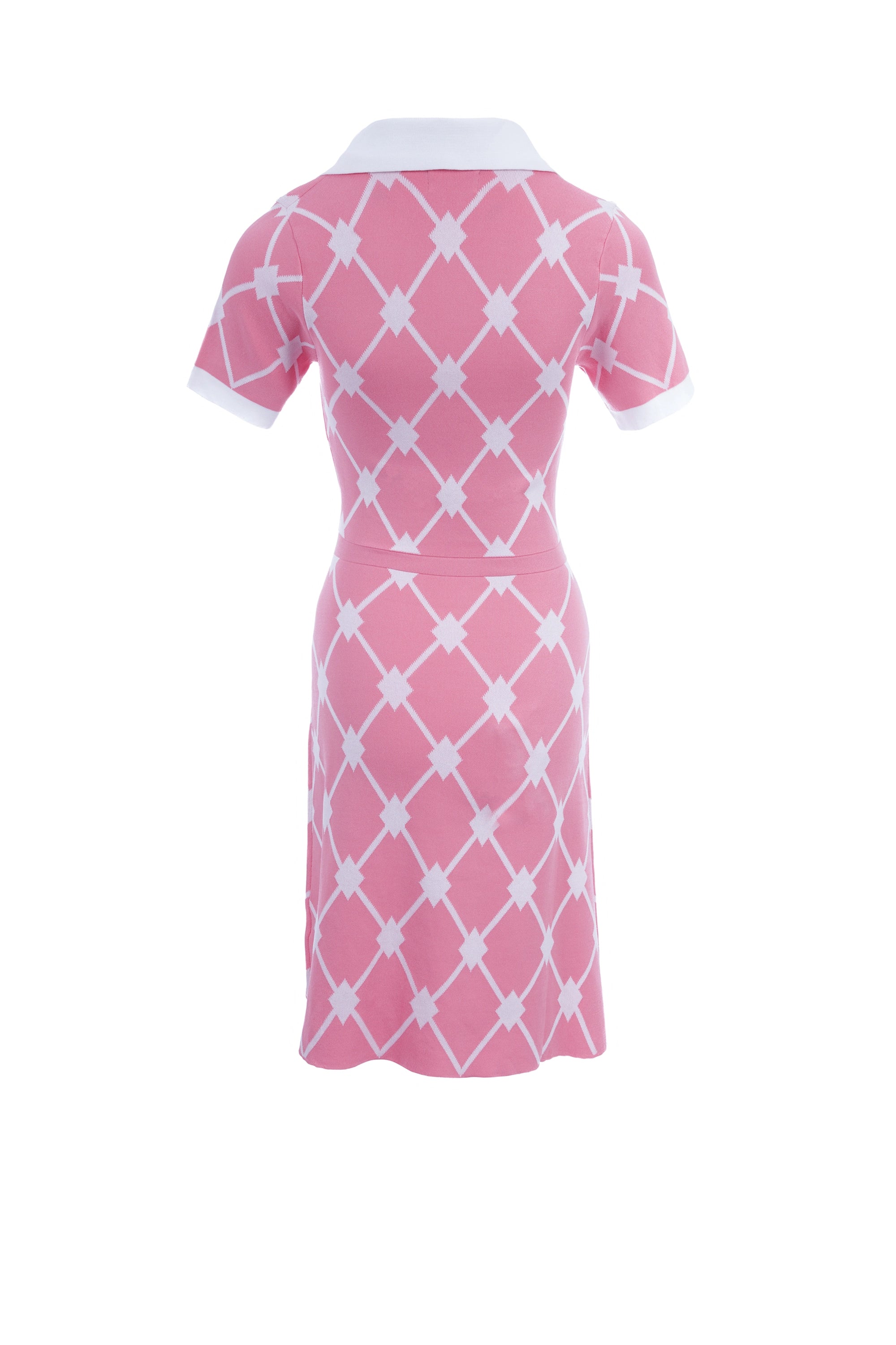 Peplum Hem fit dress half sleeve فستان متناسق قصير كم قصير