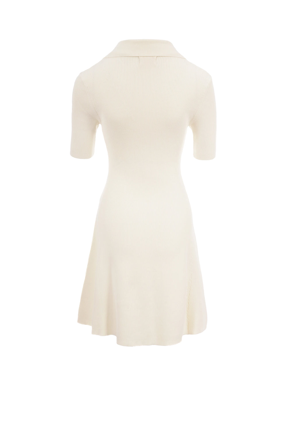Snowdrop fit mini dress half sleeve plain فستان قصير متناسق كم قصيرساده