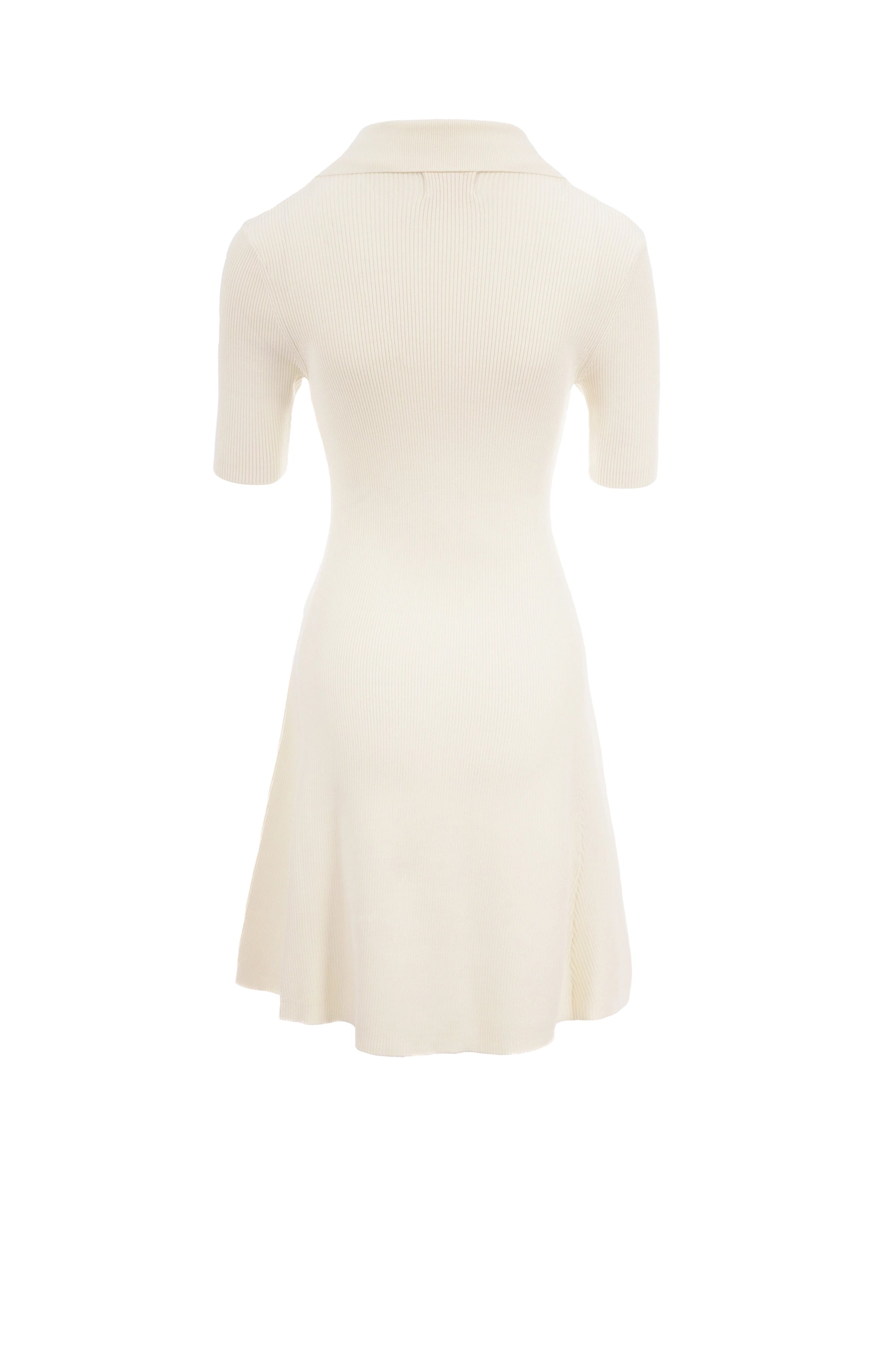 Snowdrop fit mini dress half sleeve plain فستان قصير متناسق كم قصيرساده