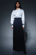 Shinning Glamour fit shirt long sleeve plain قميص متناسق كم طويل سادة