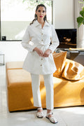 Lily Glow mid shirt long sleeve plain قميص متوسط الطول كم طويل سادة