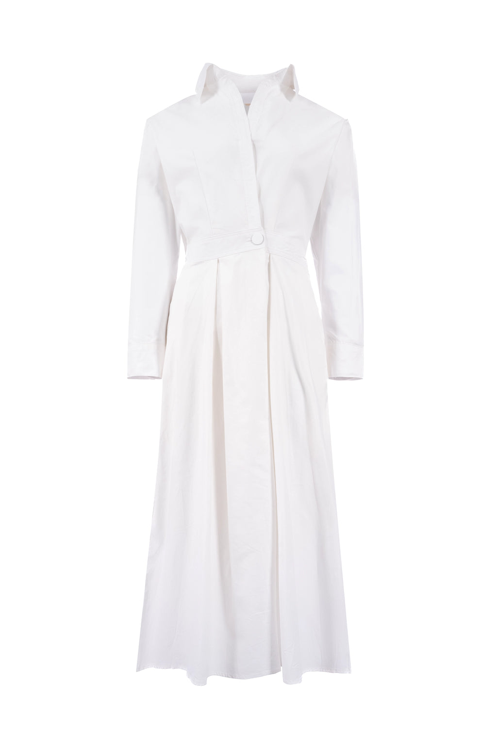 White Leaf Kaftan قفطان بنقشة أوراق الشجر البيضاء