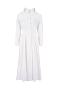 White Leaf Kaftan قفطان بنقشة أوراق الشجر البيضاء