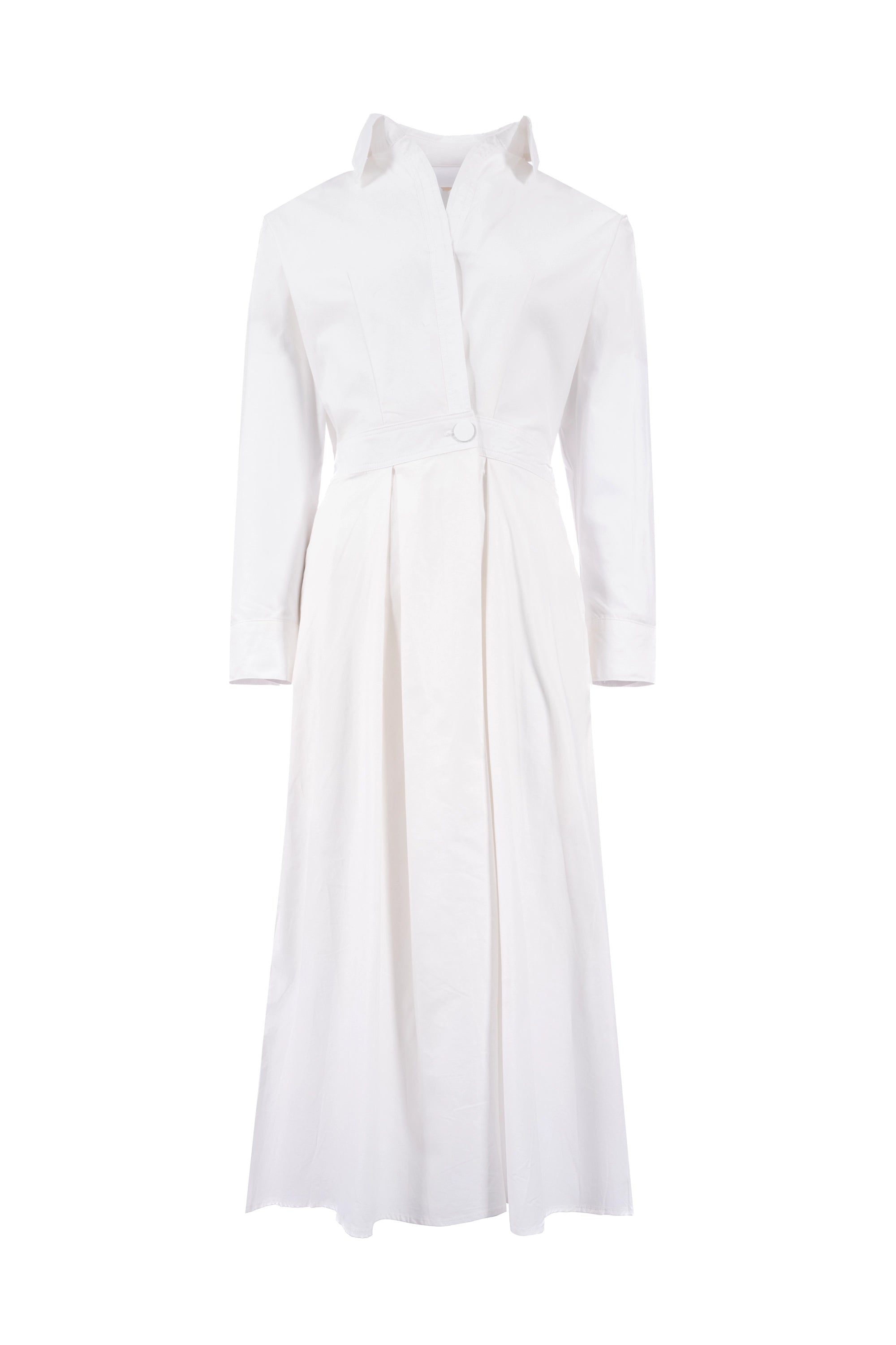 White Leaf Kaftan قفطان بنقشة أوراق الشجر البيضاء