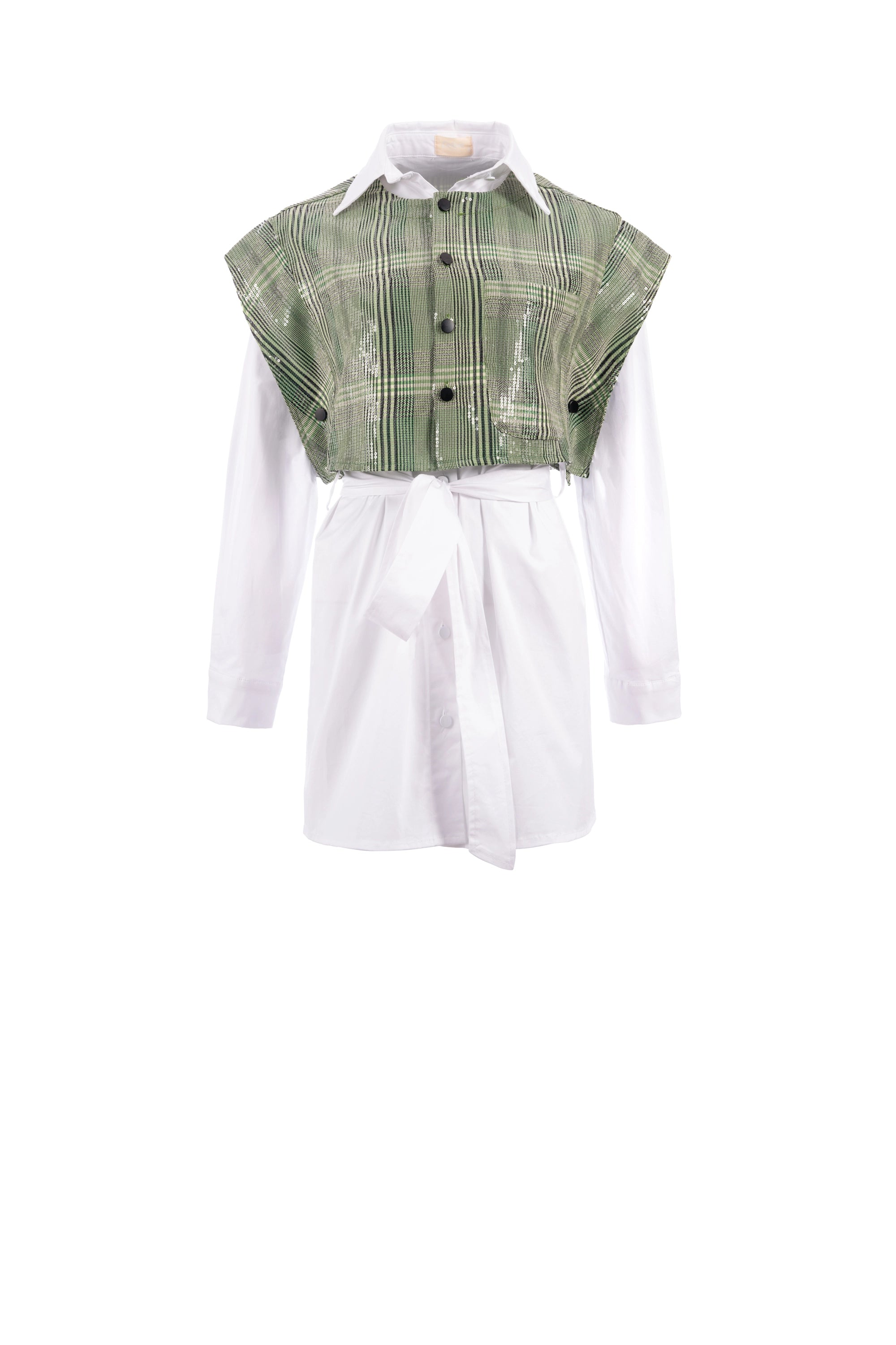 Spectrum Striped fit shirt long sleeve قميص متناسق كم طويل