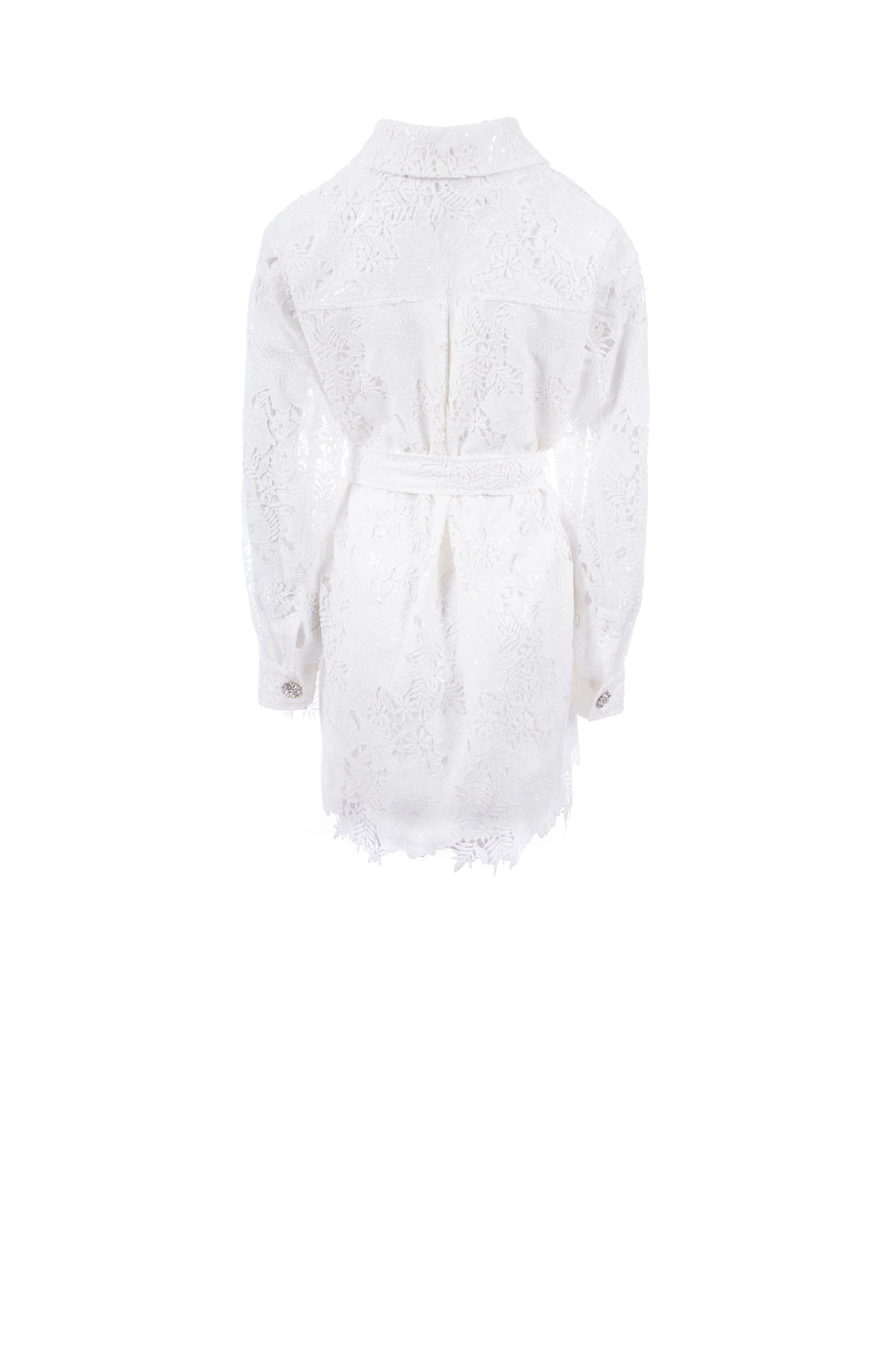 Lily White  fit shirt long sleeve plain قميص متناسق كم طويل سادة