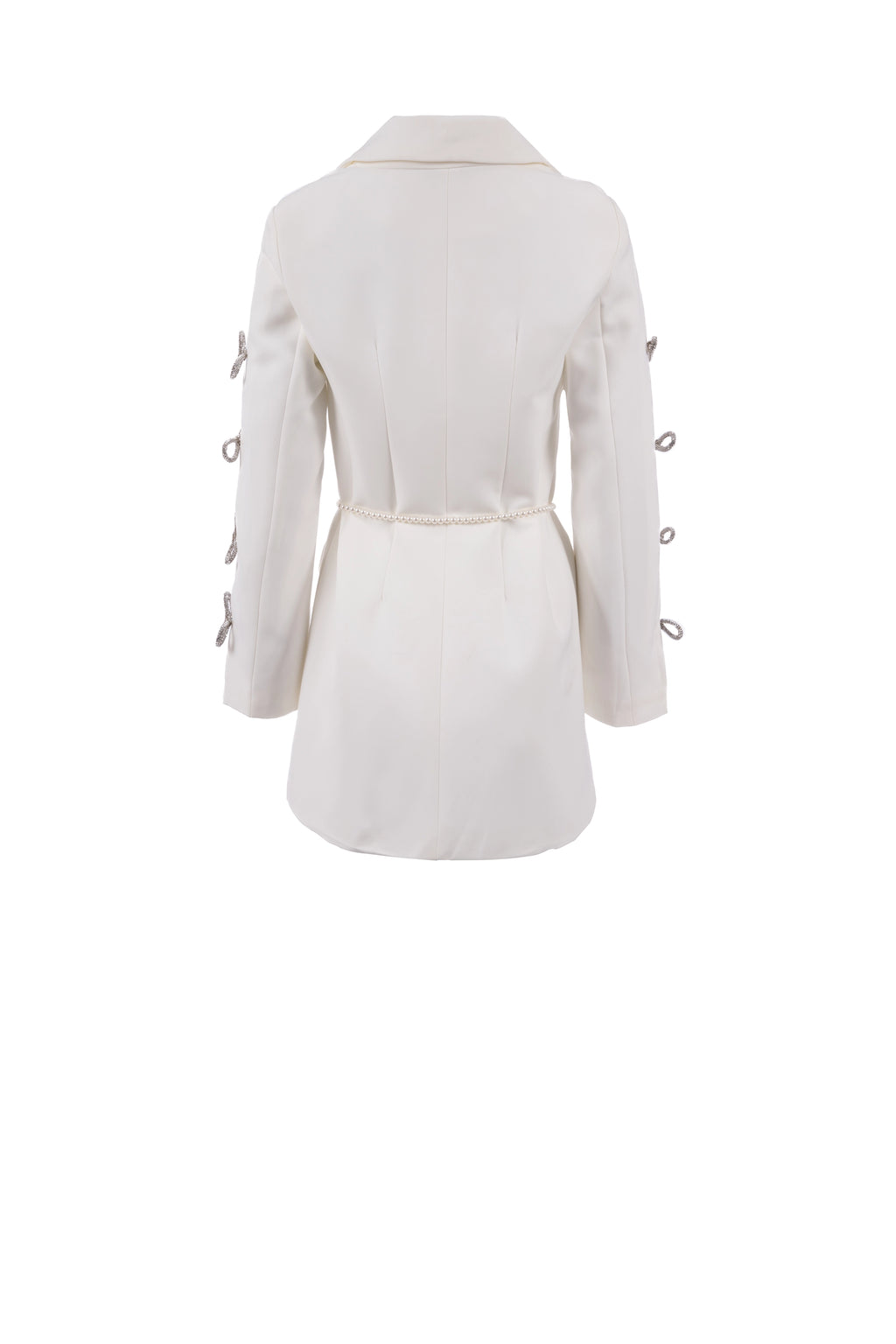Ivory fit blazer long sleeve plainبليزر متناسق بأكمام طويلة عادي