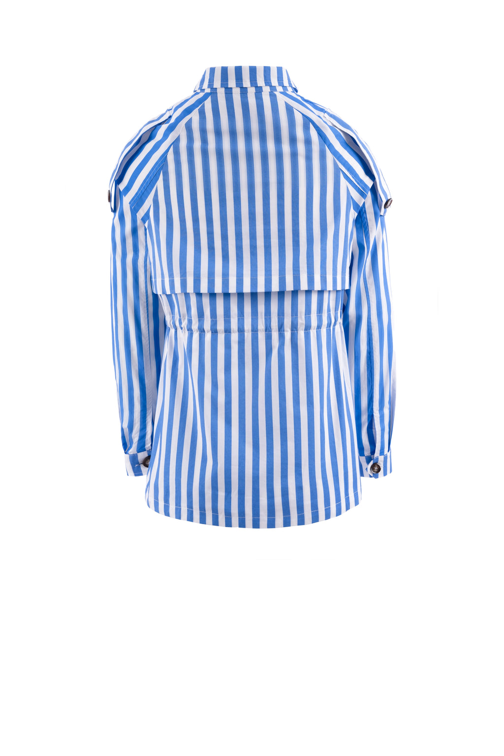 Blue Stripe Jacket  جاكيت متناسق كم طويل