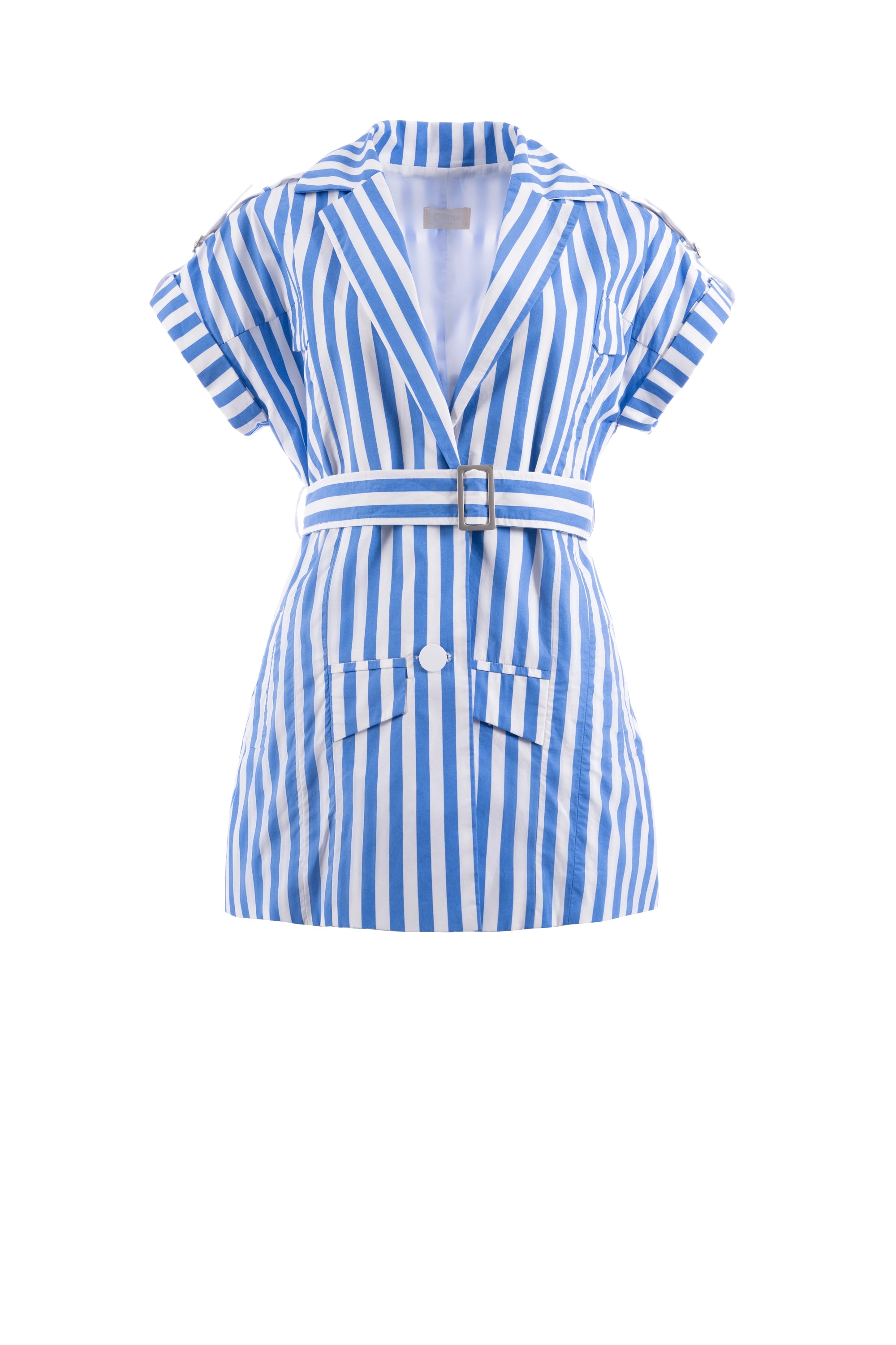 Blue Stripe  جاكيت متناسق