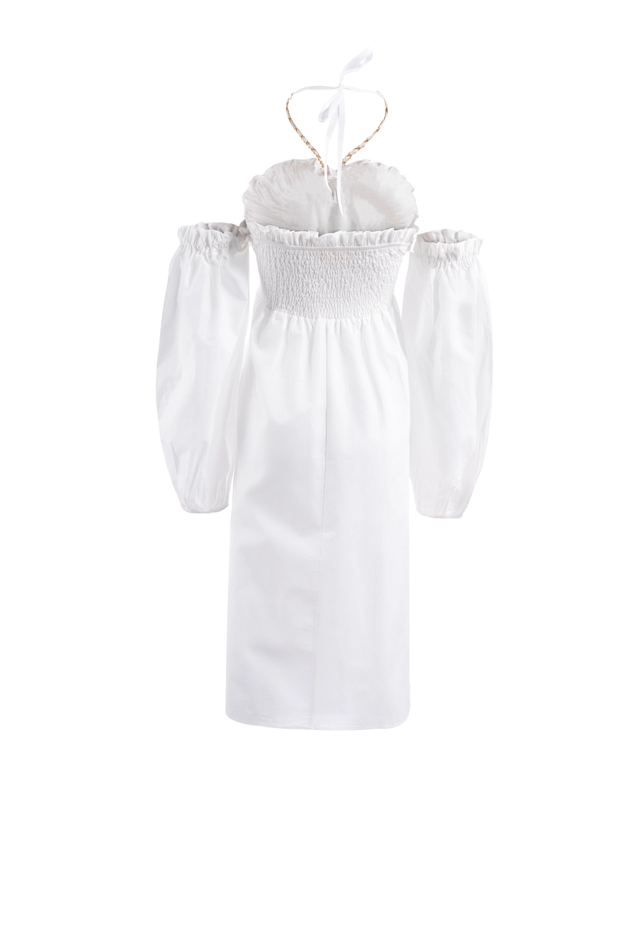 Rosalba Flow Mid Dress Plain فستان سادة متوسط الاتساع