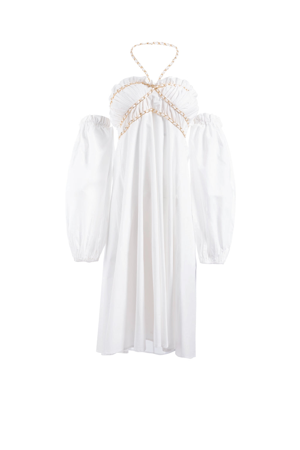 Rosalba Flow Mid Dress Plain فستان سادة متوسط الاتساع