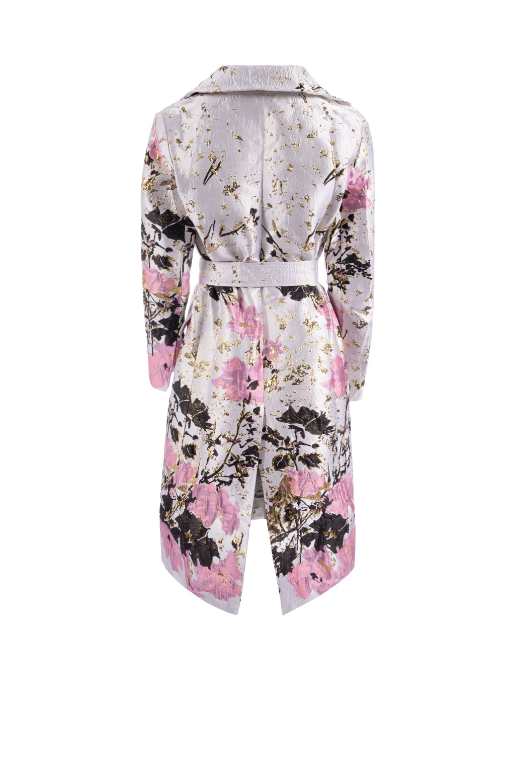 Surprise Me mid fit coat long sleeve shaded معطف متناسق متوسط الطول كم طويل بنمط مشجر