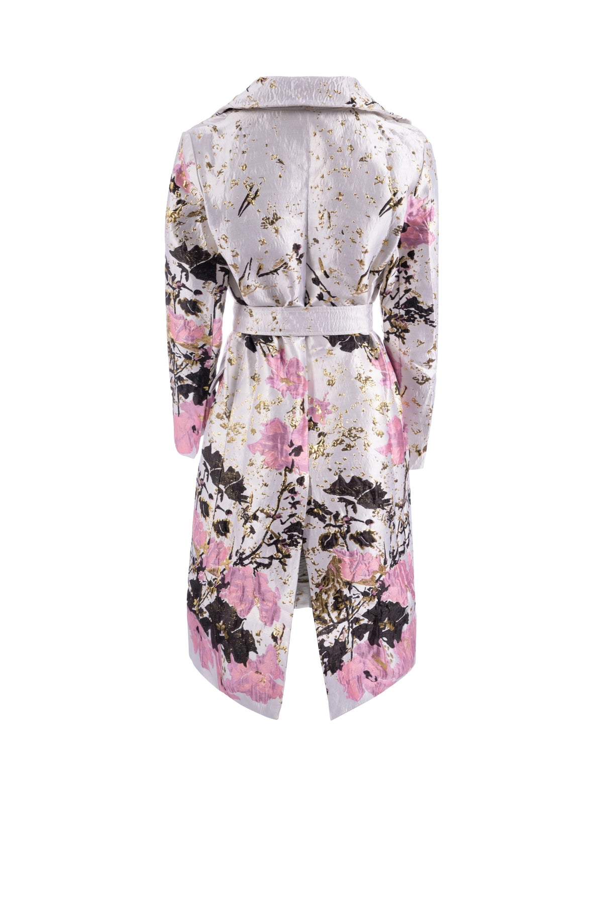 Surprise Me mid fit coat long sleeve shaded معطف متناسق متوسط الطول كم طويل بنمط مشجر