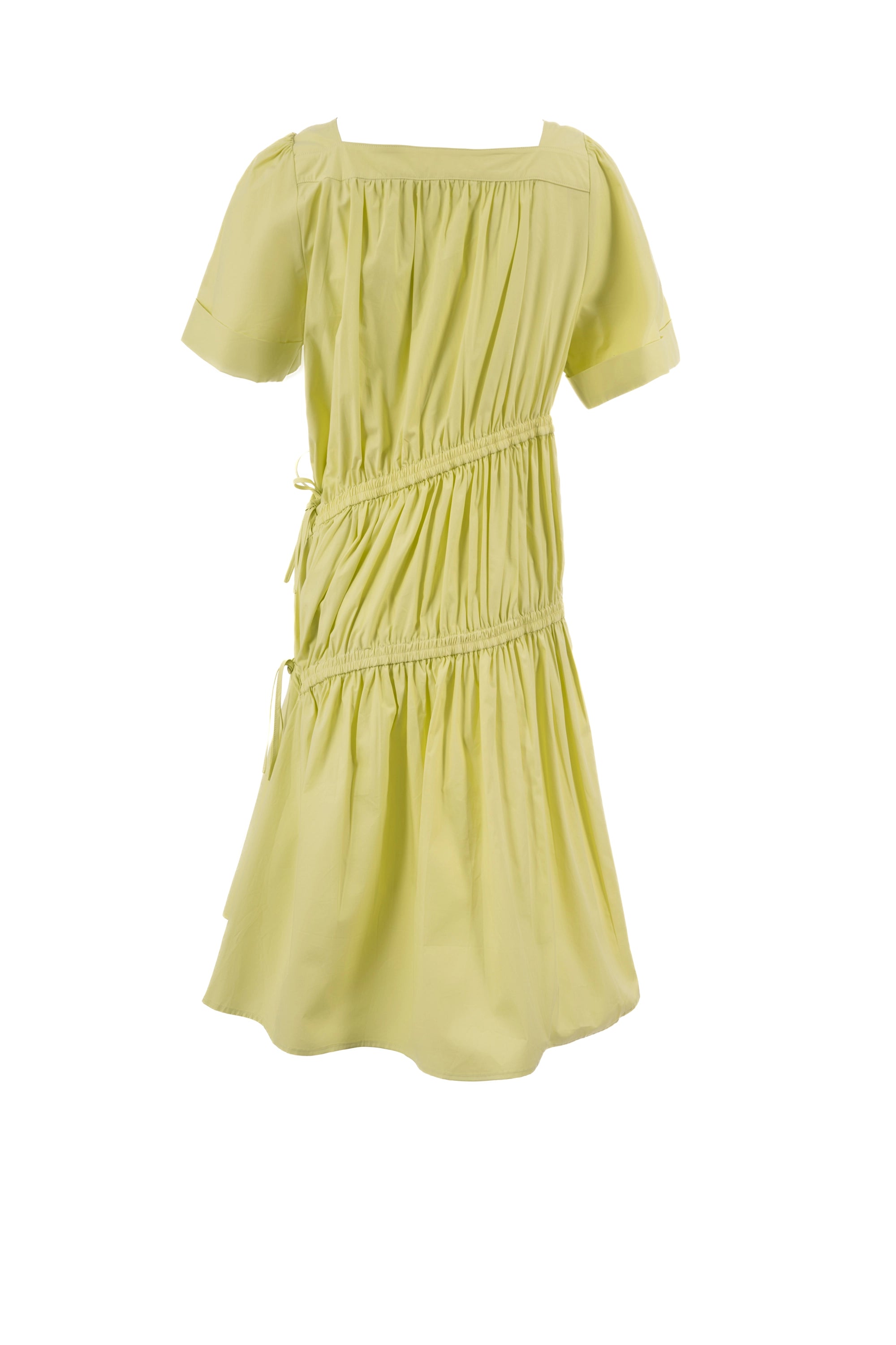 Glow In Dark mid dress plain فستان قصير سادة