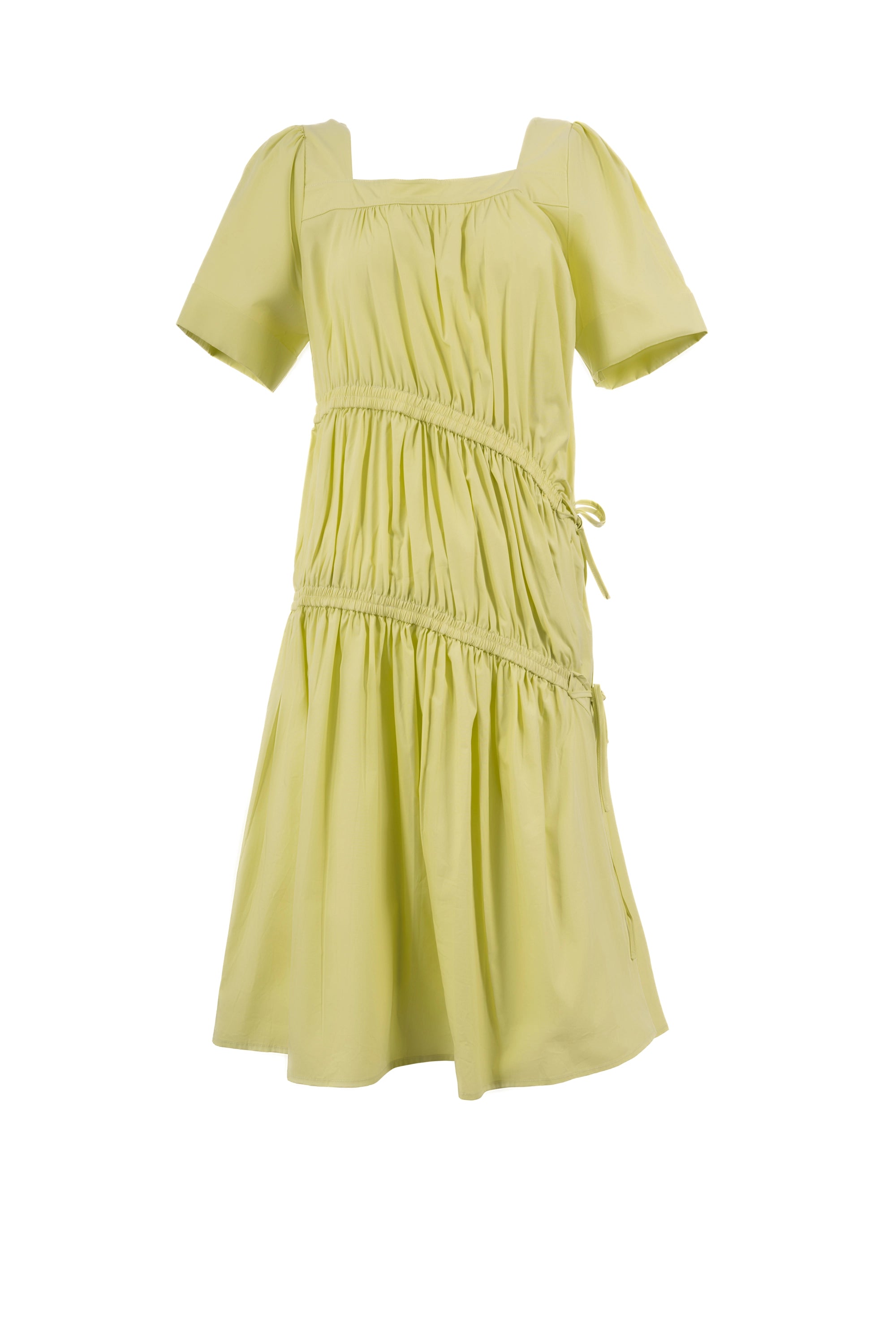 Glow In Dark mid dress plain فستان قصير سادة