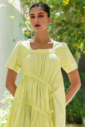 Glow In Dark mid dress plain فستان قصير سادة
