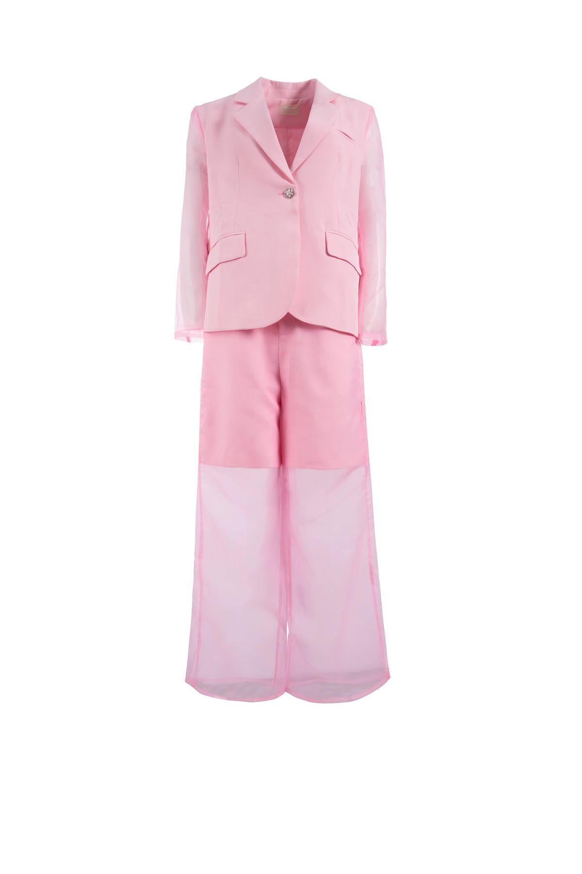 Fabulous Pink  طقم من قطعتين جاكيت وبنطال