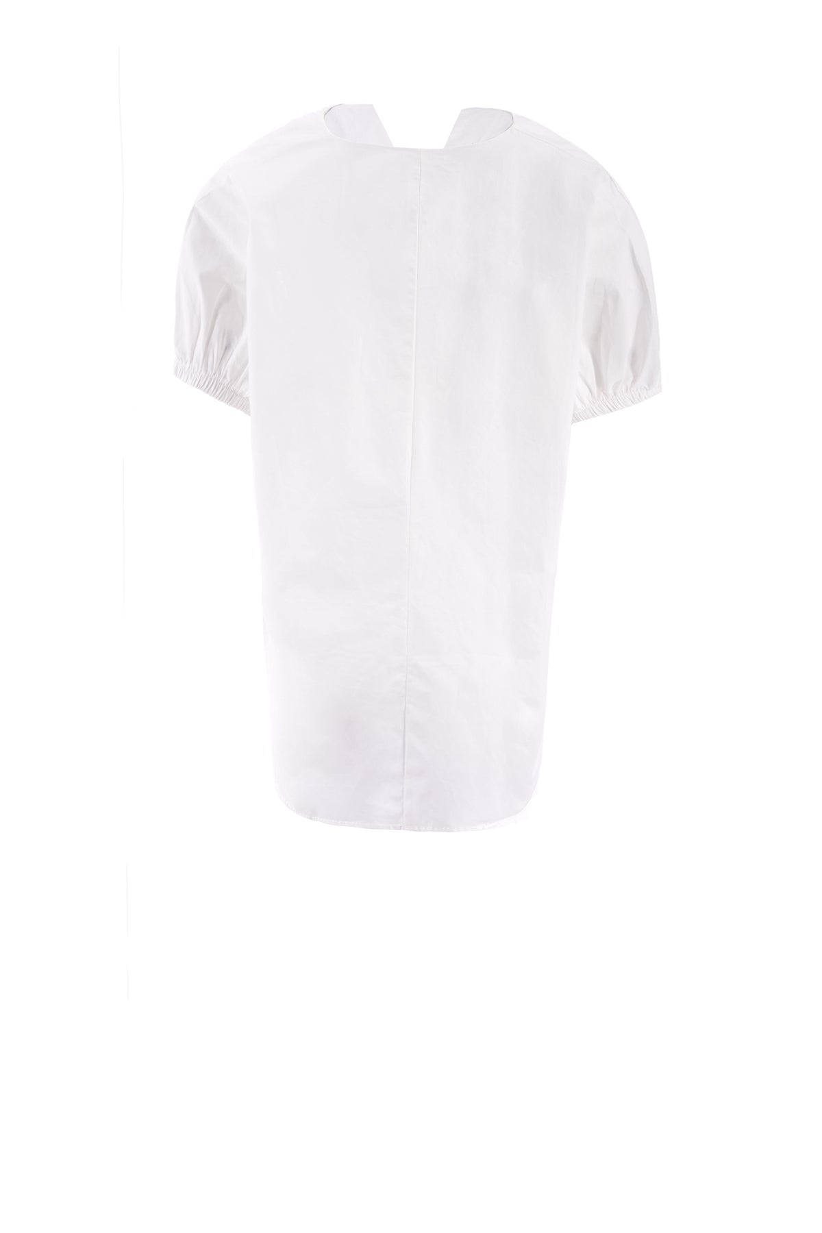 Satin Look flow blouse half sleeve plain بلوزه فضفاضة كم قصير سادة