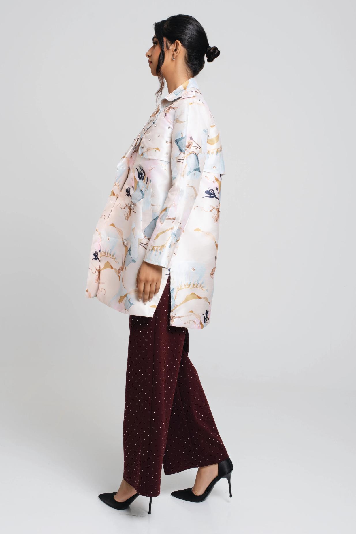 Flowy Forever- متوسط الطول باكمام طويلة