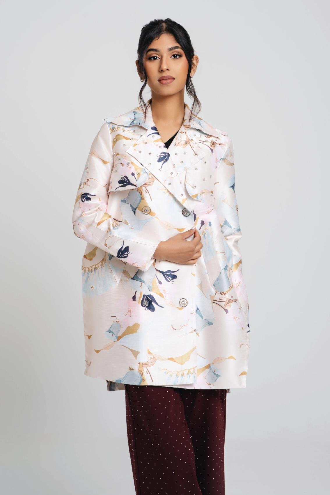 Flowy Forever- متوسط الطول باكمام طويلة