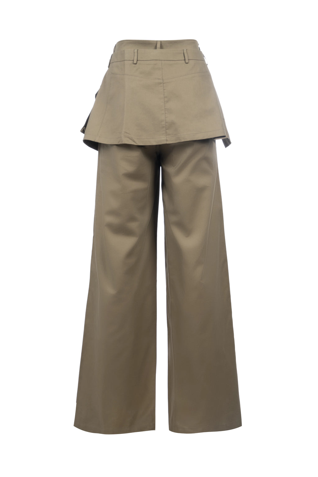 SNAP OVER PANT High Rise. Flap with Cargo Pocket. Straight fit. Button & Zip Closure. واسع بخصر عالي