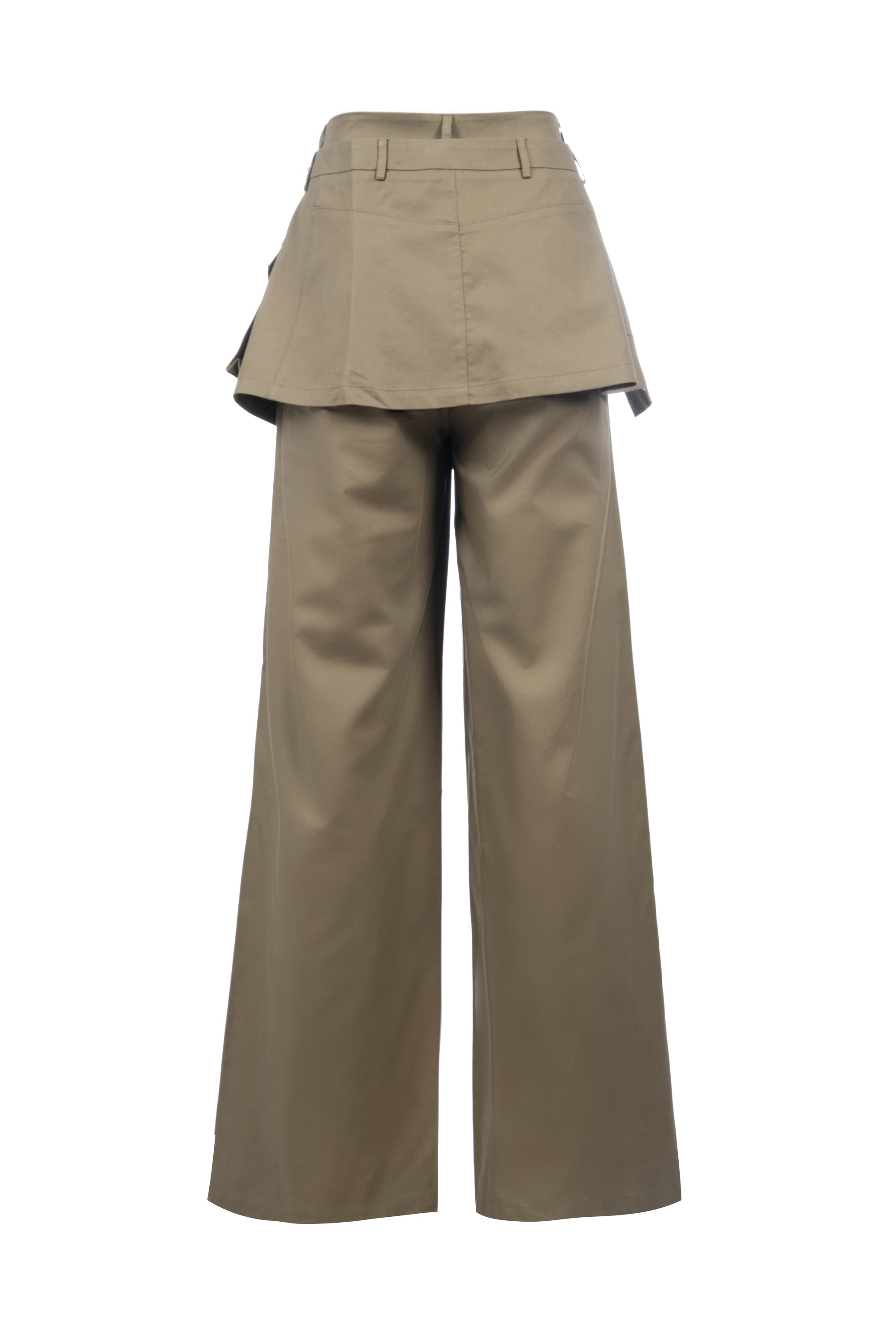 SNAP OVER PANT High Rise. Flap with Cargo Pocket. Straight fit. Button & Zip Closure. واسع بخصر عالي