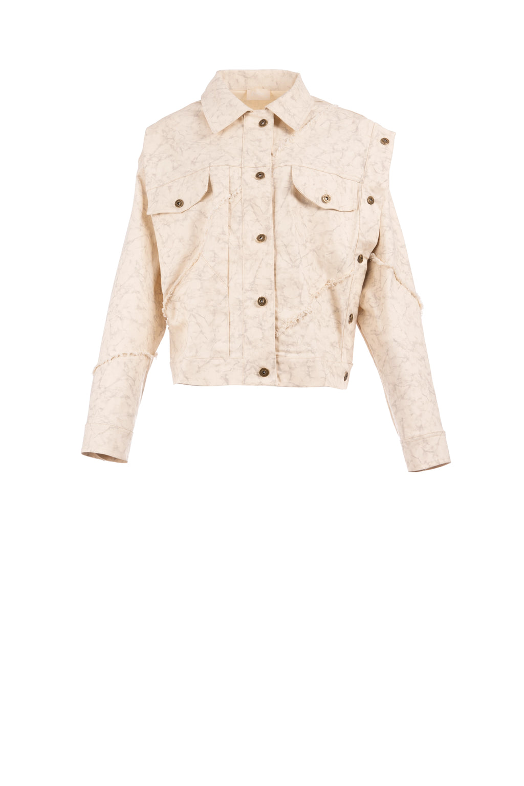 Bold That untold Crop length long sleeve front pocket 	كم طويل وجيب أمامي بطول قصير