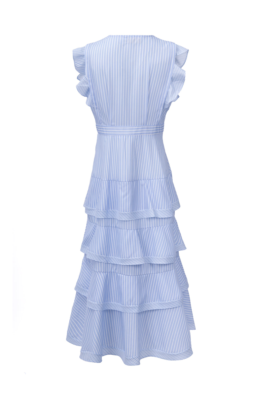 Blue berry breeze tired maxi dress