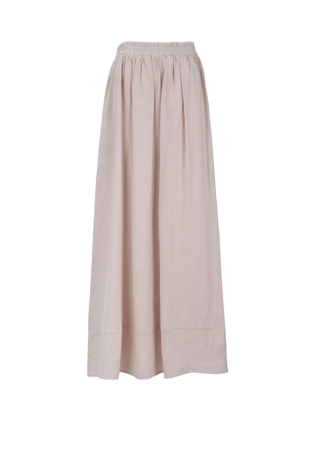 Ivory breeze      Pleated full length long skirt    تنورة طويلة مطوية
