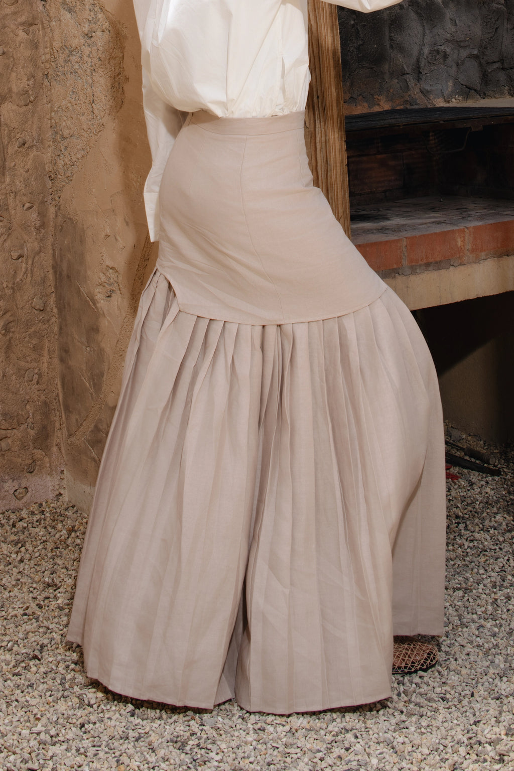 Sahara breeze Layered maxi street    تنورة ماكسي متعددة الطبقات