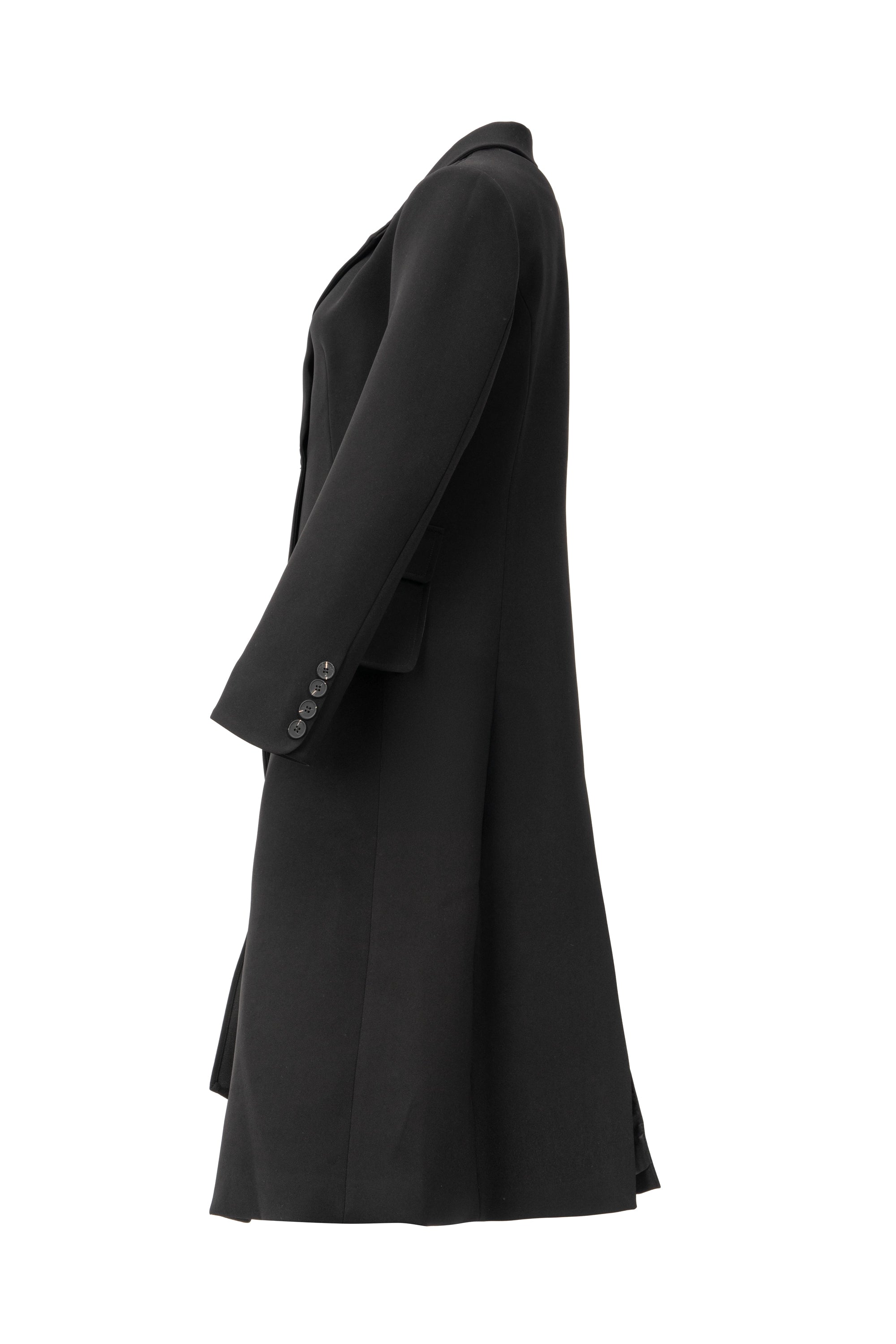 Power frame long line blazer coat معطف بليزر طويل بإطار قوي