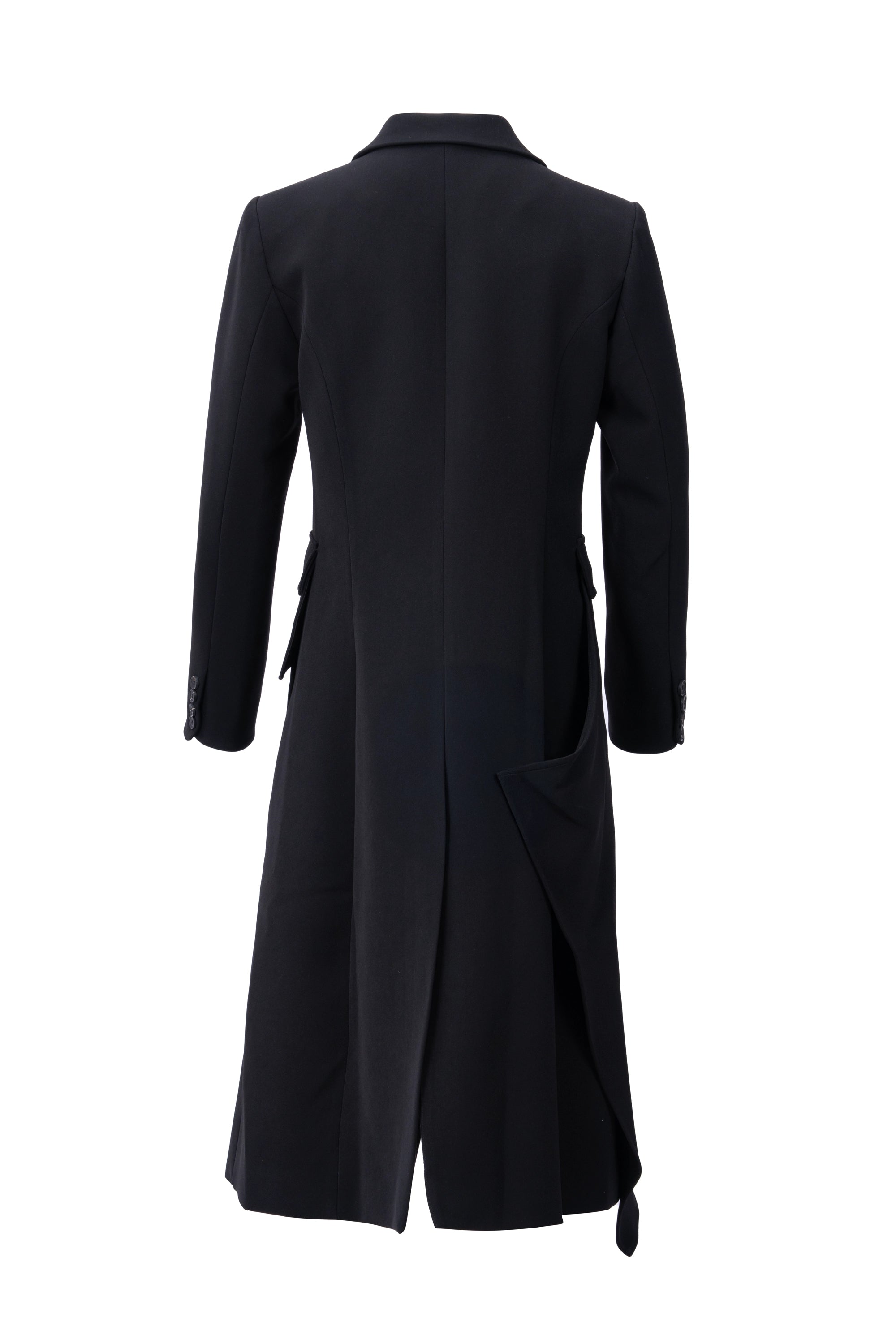 Power frame long line blazer coat معطف بليزر طويل بإطار قوي