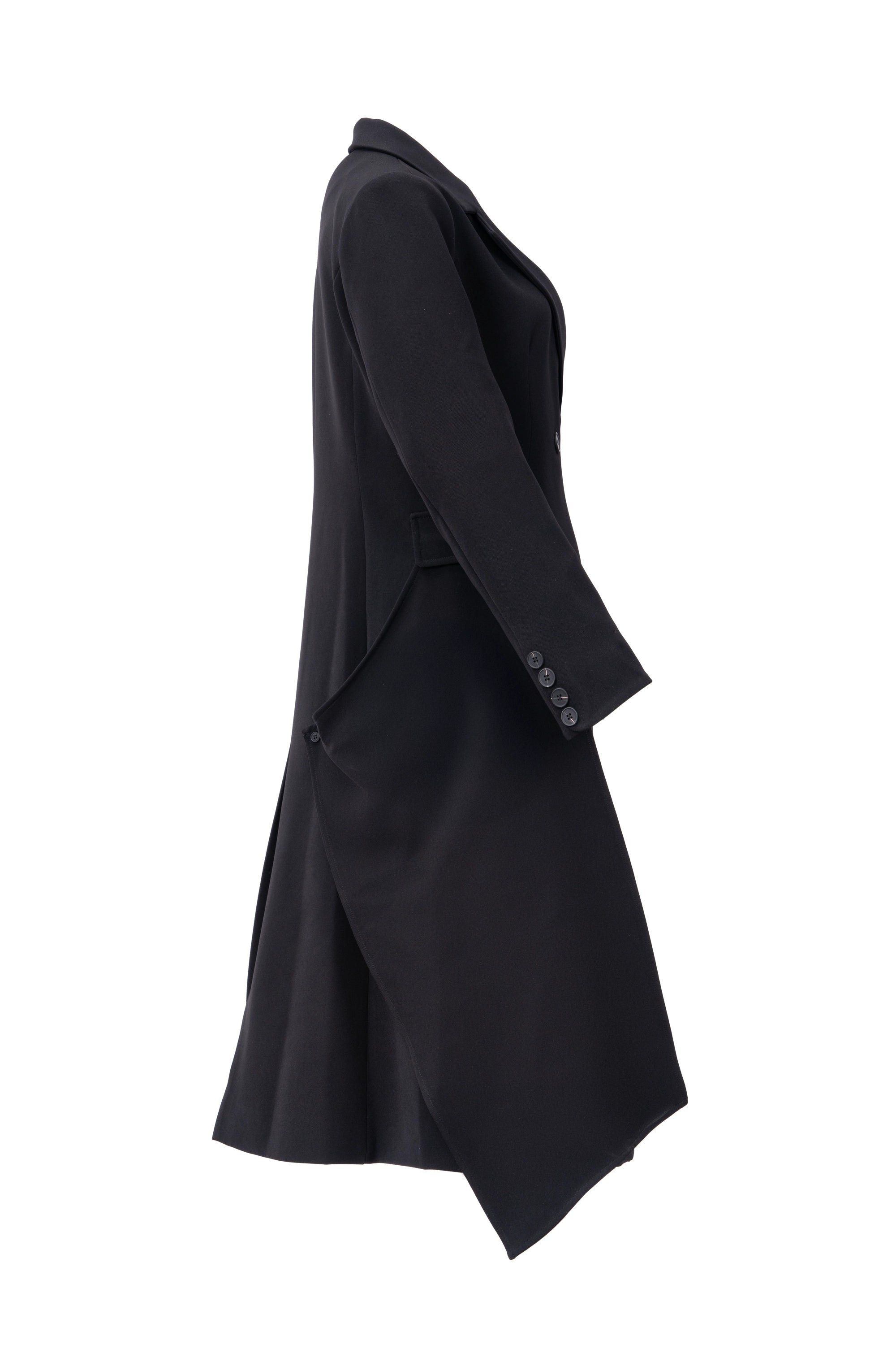 Power frame long line blazer coat معطف بليزر طويل بإطار قوي