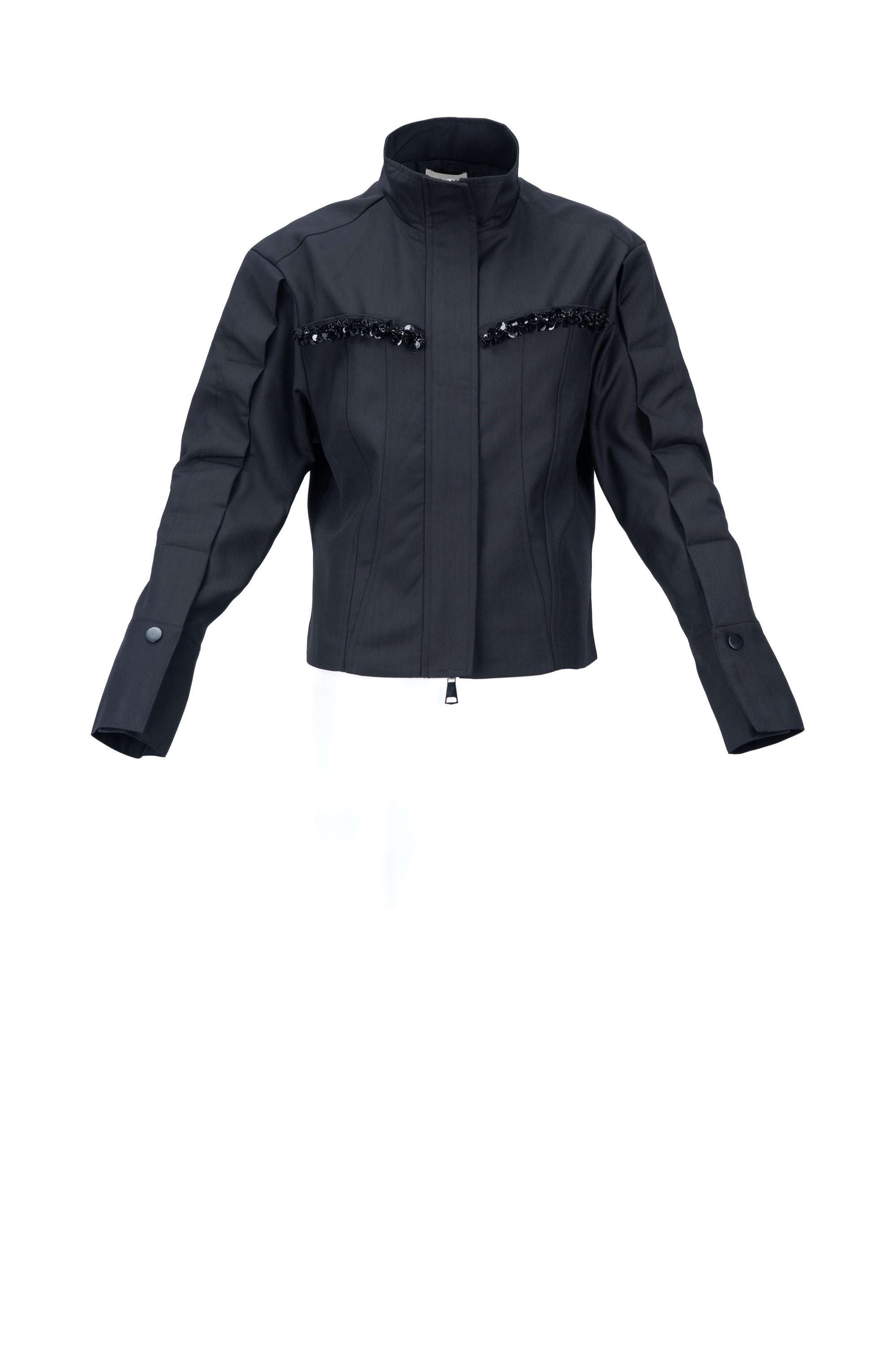 NOIR BOMBER JACKET جاكيت بومبر أسود