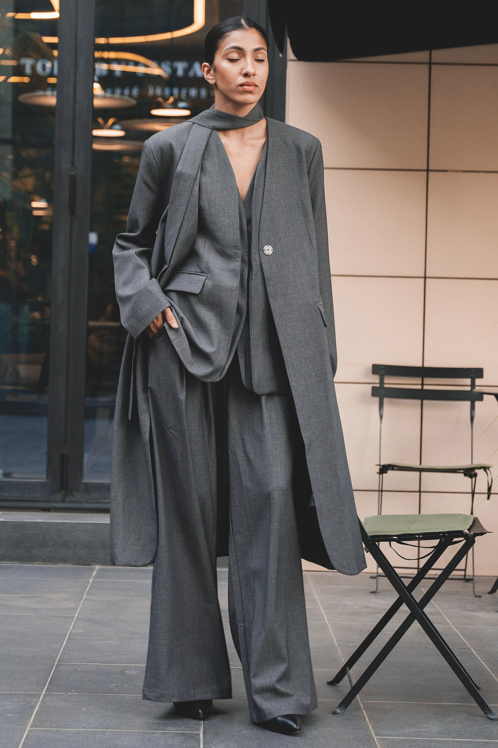 DUSTER WRAP COAT معطف واقٍ من الغبار
