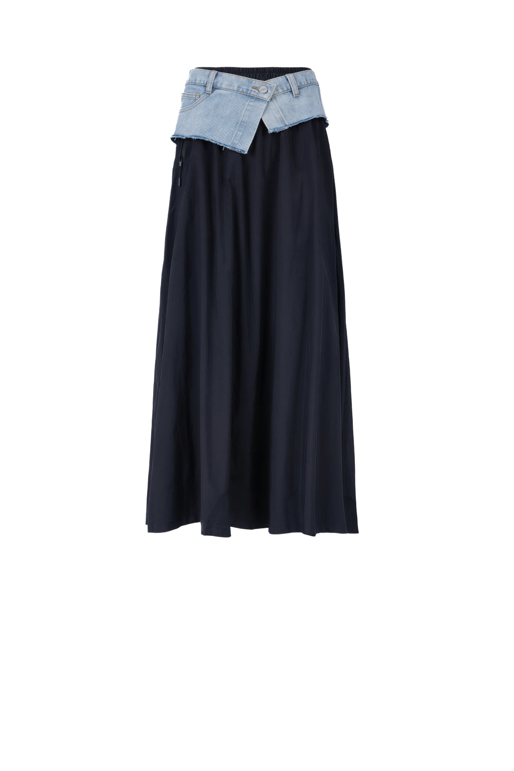 AMALGAMATE MAXI SKIRT تنورة ماكسي من قماش أمالغاميت