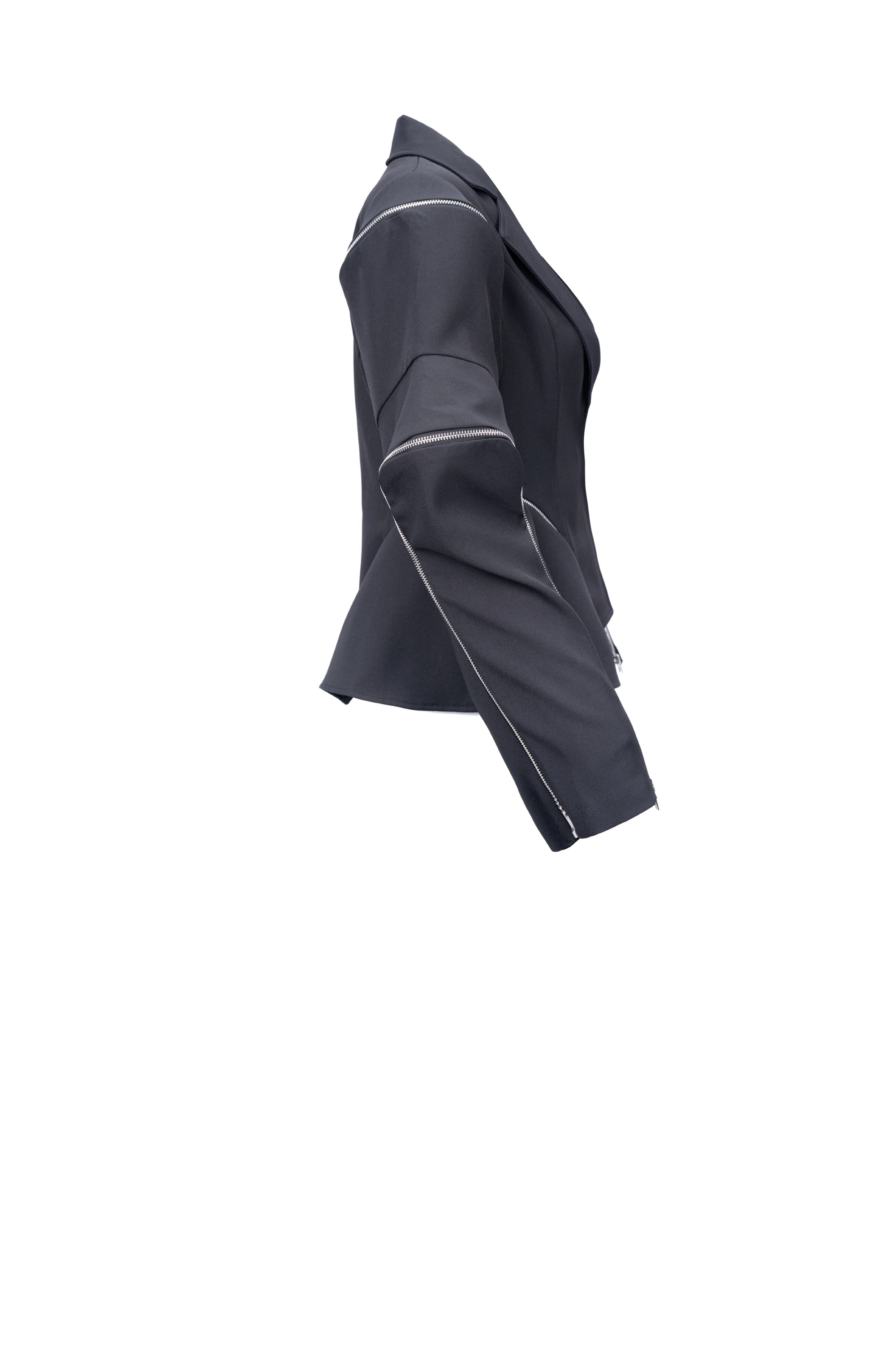 THE ZIP-FLEX BLAZER بليزر بسحاب مرن