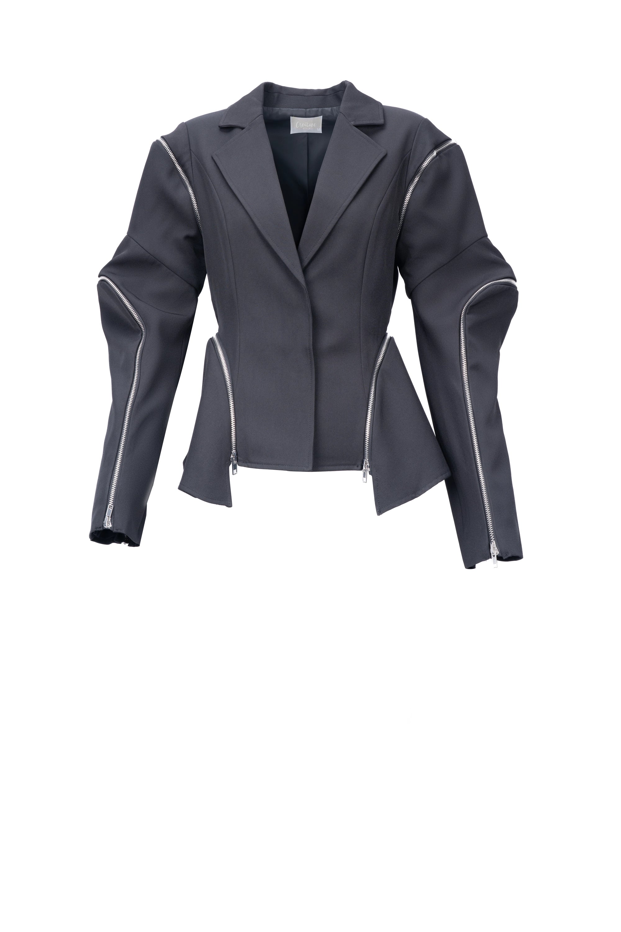 THE ZIP-FLEX BLAZER بليزر بسحاب مرن