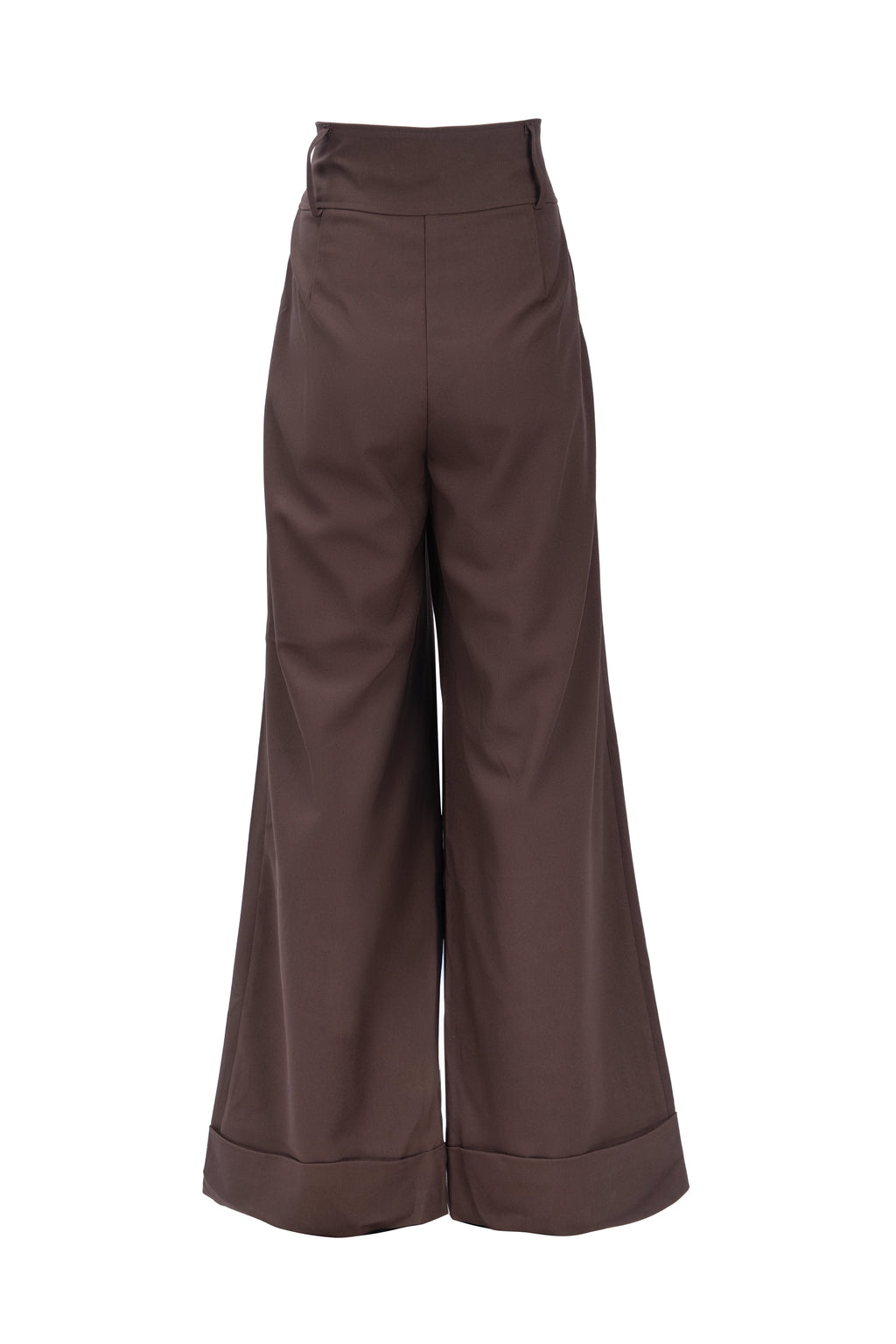 SCULPTED WIDE-LEG TROUSER بنطال واسع الساقين بتصميم منحوت