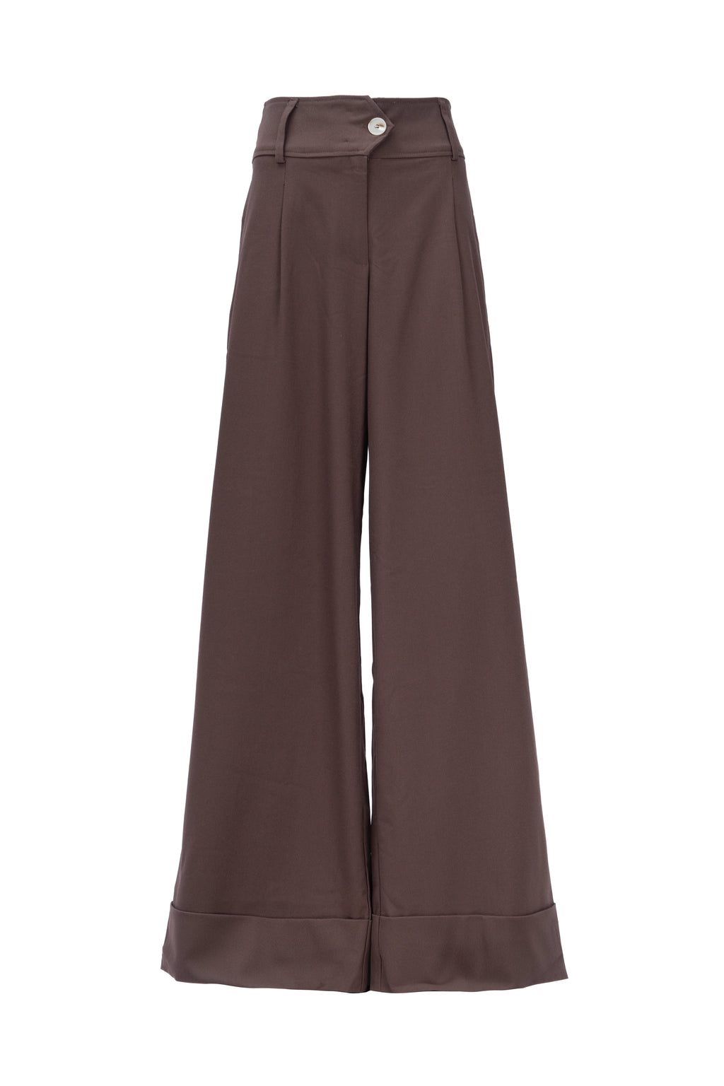 SCULPTED WIDE-LEG TROUSER بنطال واسع الساقين بتصميم منحوت