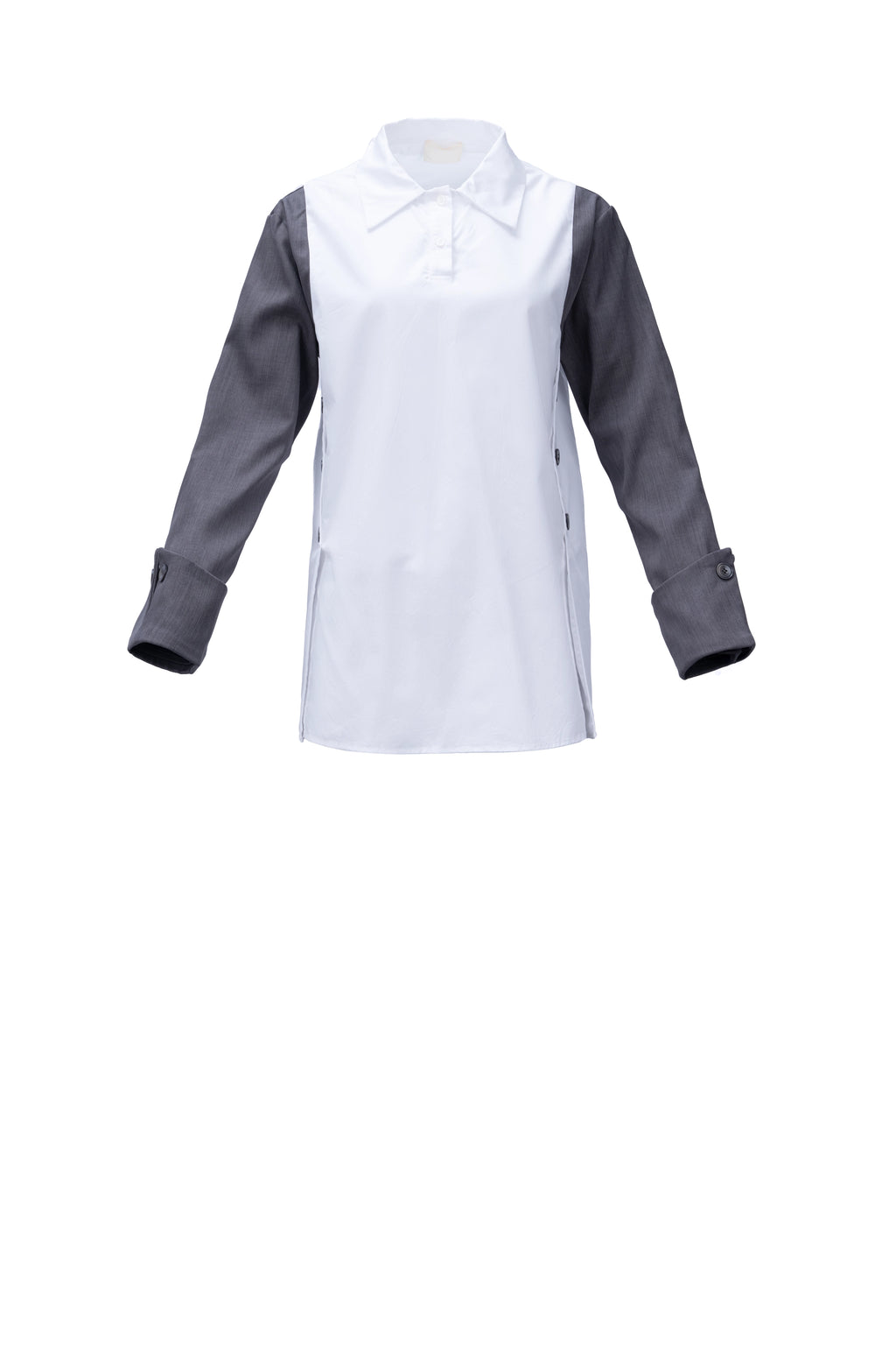 CLOTH BLOCK T-SHIRT تيشيرت بنقشة قماشية