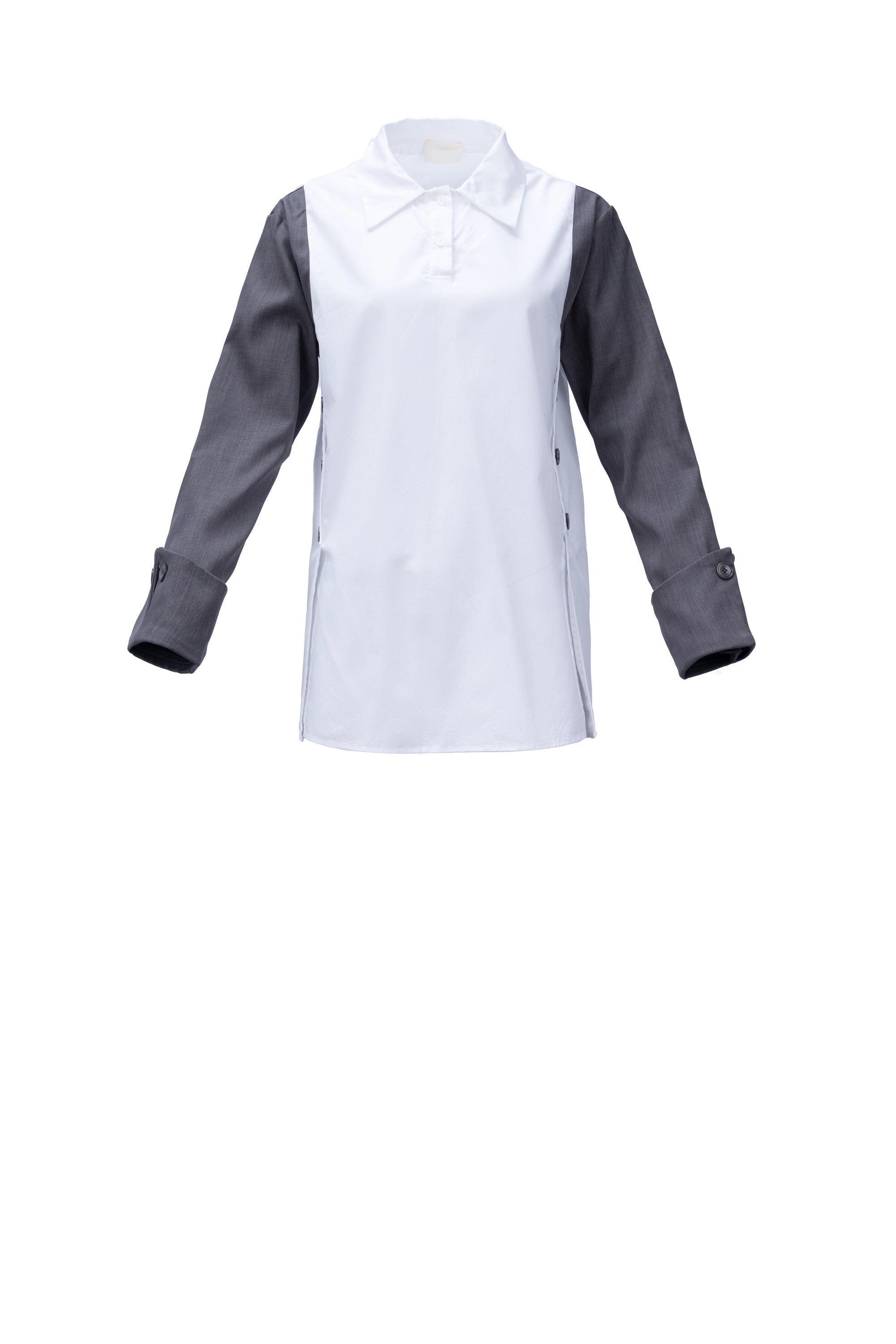CLOTH BLOCK T-SHIRT تيشيرت بنقشة قماشية